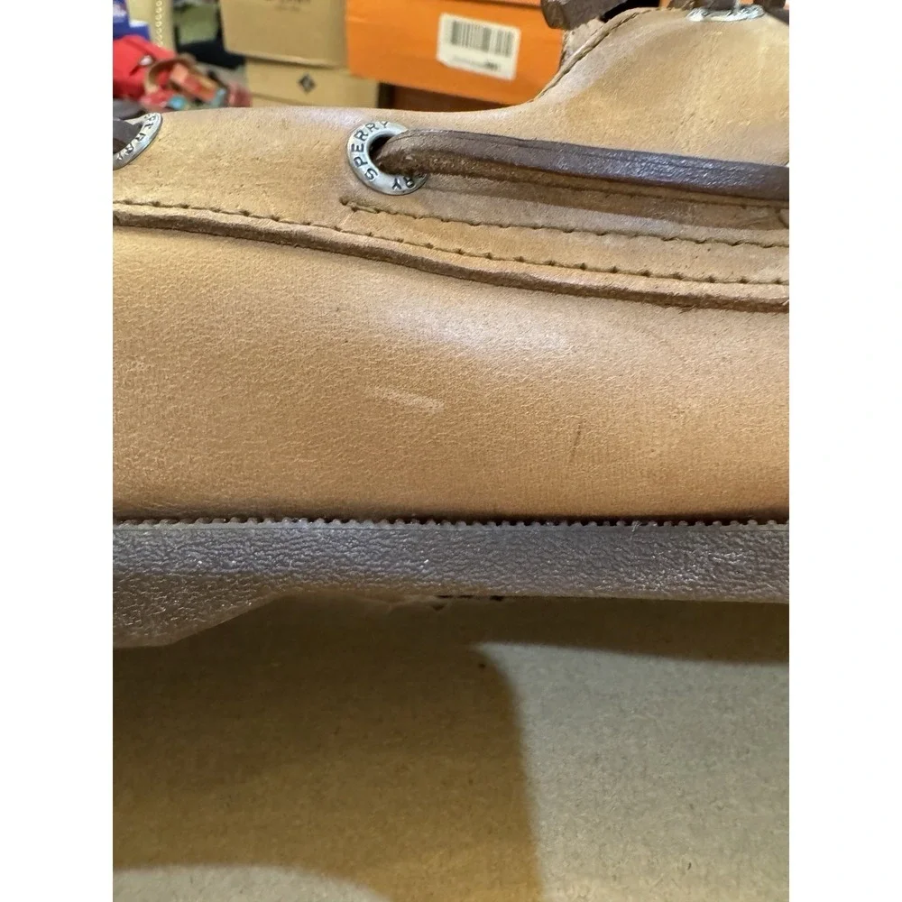 NEW SPERRY Original Boat Shoes Mens 11 Top‎ Sider Sahara Brown EU 44.5 Preppy